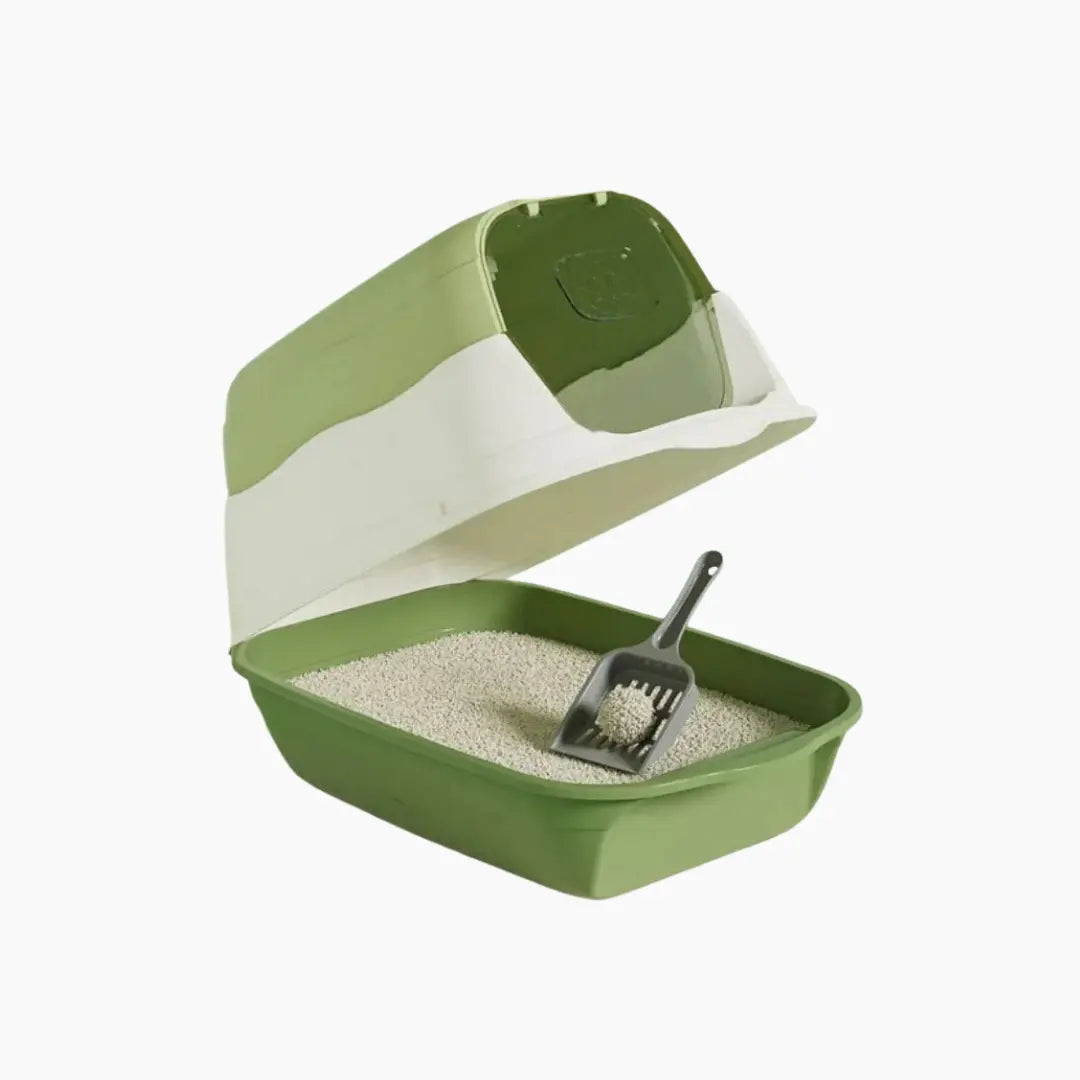 Large Close Litter Box Anti Sand Leak - PURRVANA -  