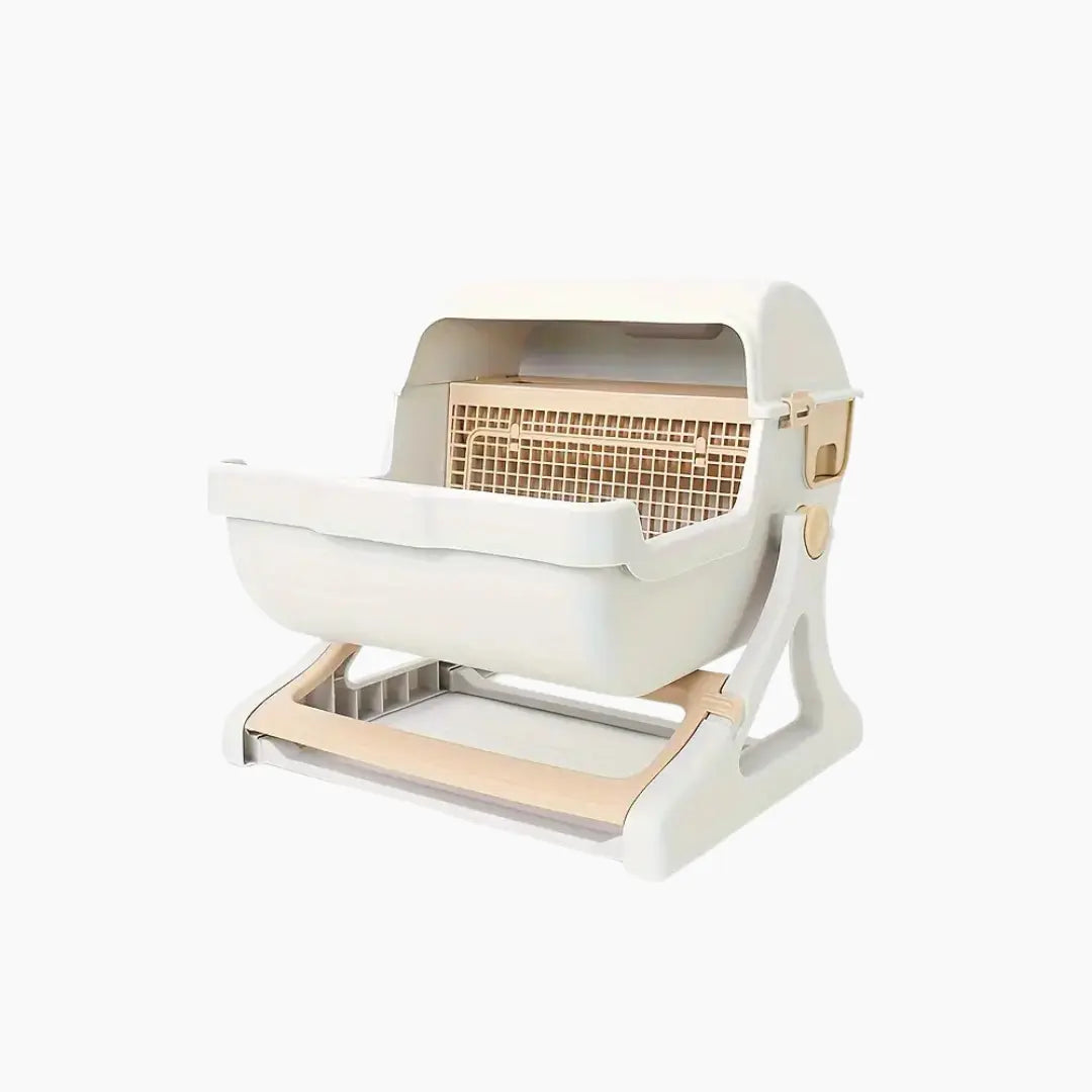 Semi-Automatic Cat Litter Box